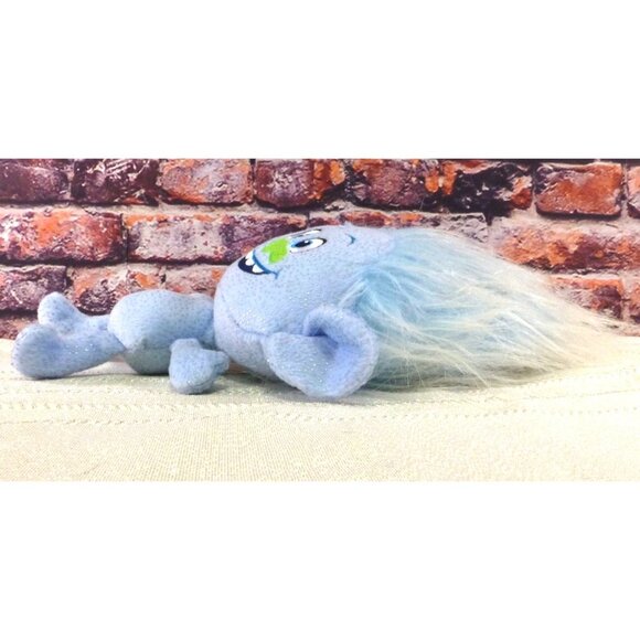 DreamWorks Trolls Hasbro Plush Toy Sparkle Blue Hair 12" Soft Doll Polyester - Picture 2 of 6